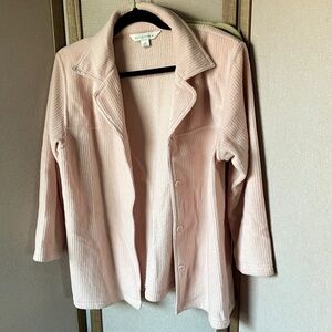 FINAL MARKDOWN Melrose Studio fleece like ribbed jacket